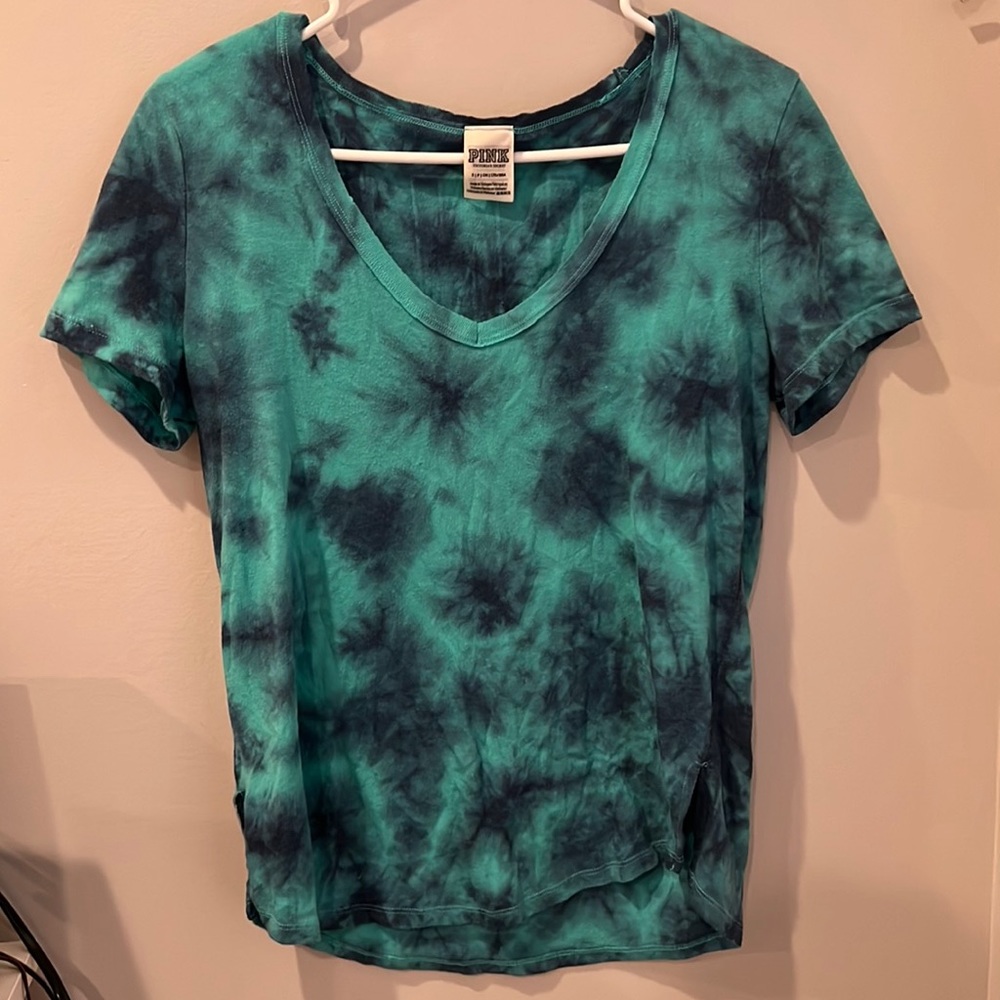 PINK tie-dye t-shirt